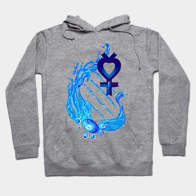 Mercury Aqua Rhapsody v.4 Hoodie by iisjah